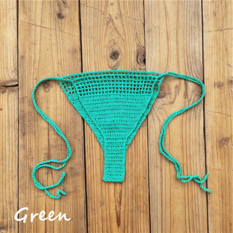 Handmade Crochet Bikini Bottoms Cotton Sunbathing Swimming Trunks bad52df2 24ca 4327 bd5a d9f78c63d30e