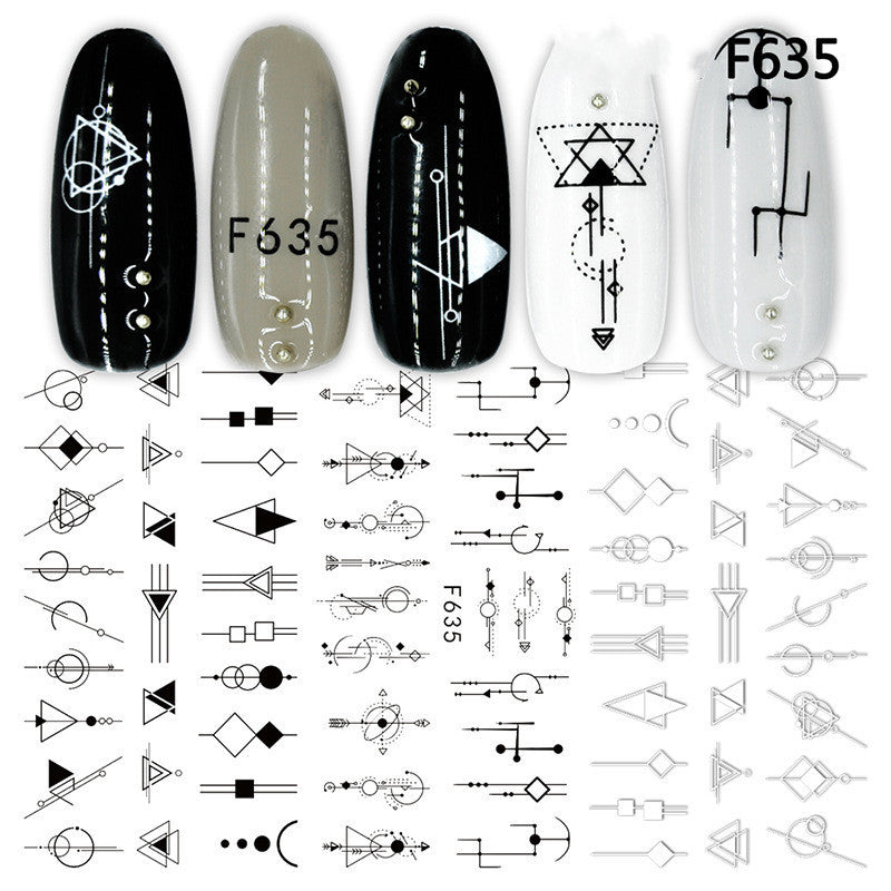 Japanese Three-dimensional 5D Embossed Nail Stickers badb143a 15d3 4c03 b72c 7d48a02e9189