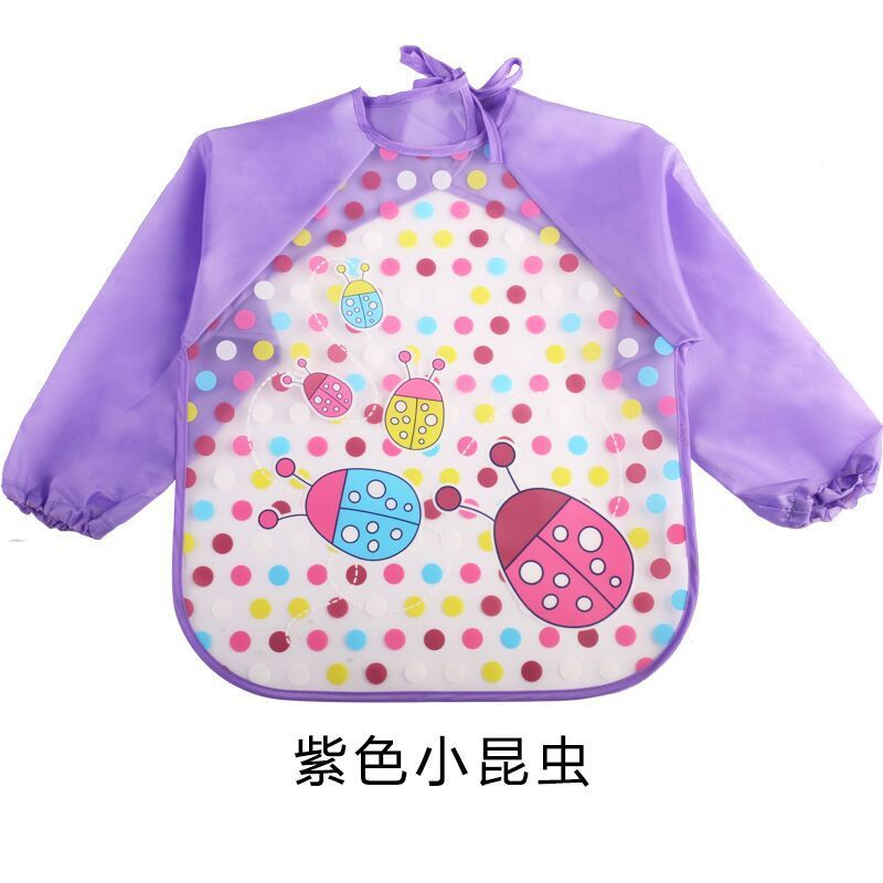 Children's Gown Long Sleeve Kids Waterproof Meal Baby Apron Painting Clothes Bib Protective Clothing badec3ca 48be 4552 9bb2 