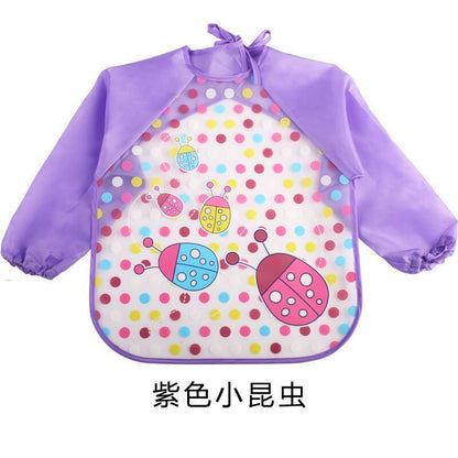 Children's Gown Long Sleeve Kids Waterproof Meal Baby Apron Painting Clothes Bib Protective Clothing badec3ca 48be 4552 9bb2 