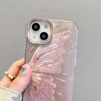 Electroplated Butterfly Pattern Phone Case Protective Cover bae3fb68 09d8 4ec0 a882 0b3b4dc3b1ab