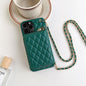 Crossbody Card Insert Case Luxury Rhombus Lamb Skin baf6cb02 a3de 44bf aa8c fe5028bf2e0c