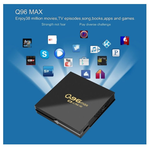 Q96 MAX S905 Android Video BOX 4K Set-top BOX TV BOX Network Set-top BOX TV BOX bafa1921 8c3b 4ef1 aa64 223976dd3ad5