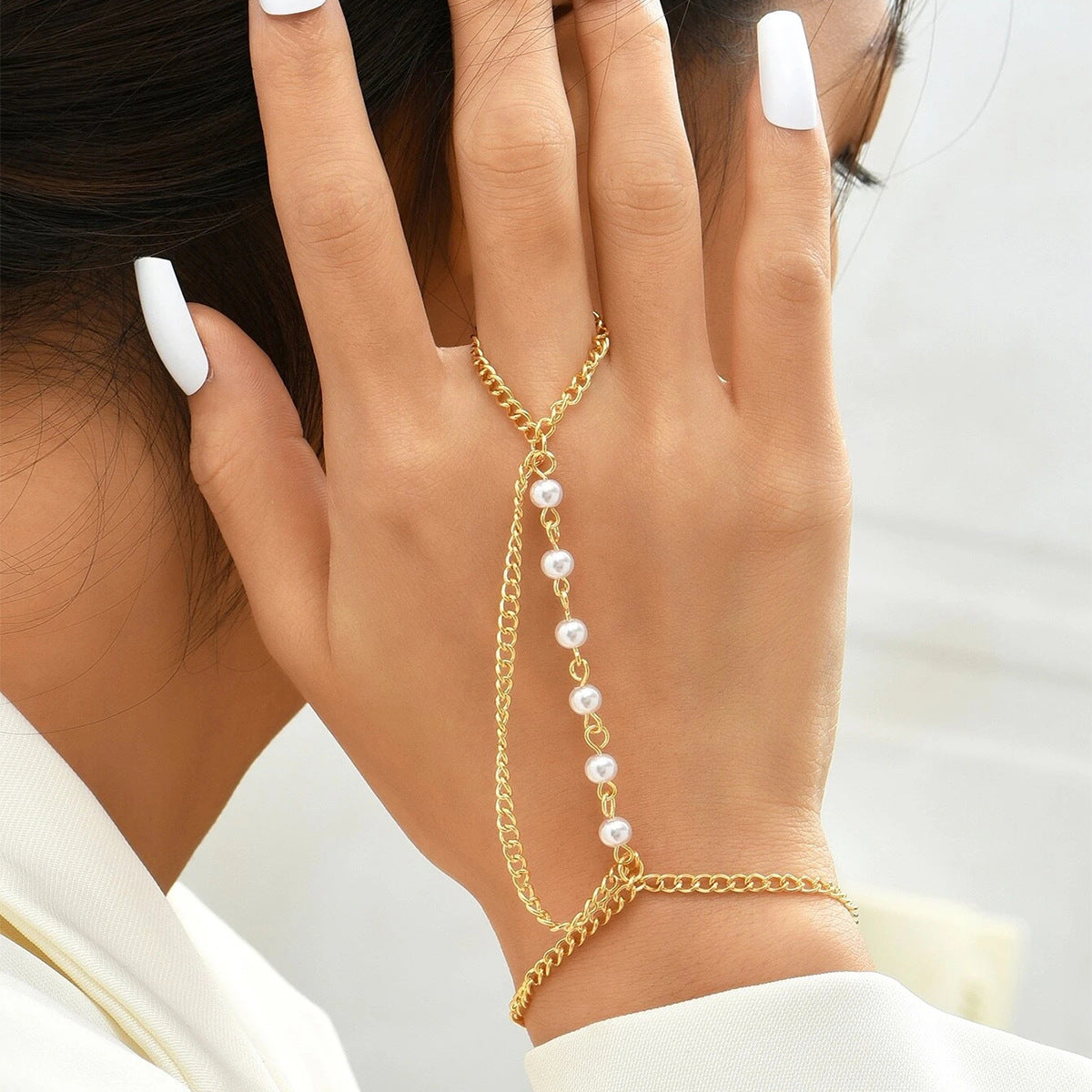 Fashionable And Simple All-match Stitching Pearl Bracelet bb0d160e 53cd 4376 bc7d d4d4d4c34eef