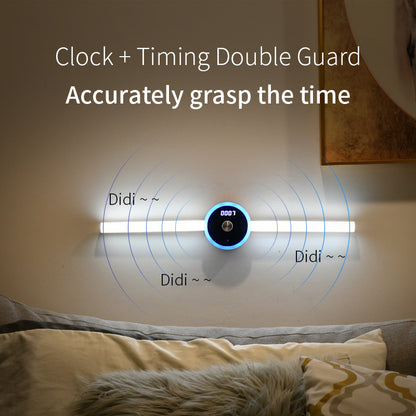 Smart Cabinet Light Clock Timing Sensor Light Removable LED Wardrobe Light Human Body Sensor Light bb18d8d3 f9c9 4961 8d73 3d