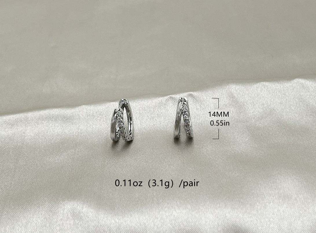 Women's Fashion Electroplated Zircon Earrings bb486b36 b944 48b9 bc9c a4bd2faa8bd8