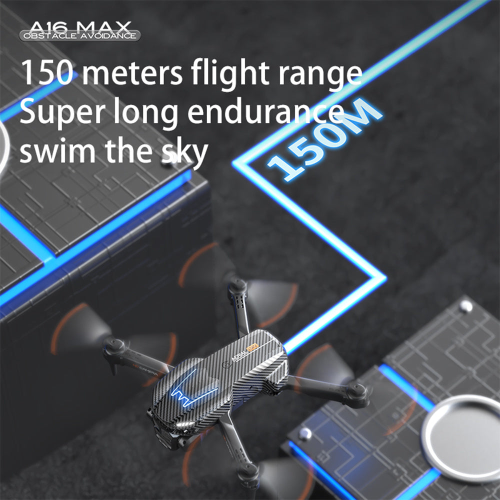 A16 Drone Optical Flow Three Camera Photography UAV Four Axis Aircraft Obstacle Avoidance And Remote Control Aircraft Toy - Wireless Security Camera with Night Vision #5