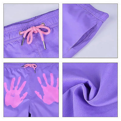 Magical Change Color Beach Shorts Summer Men Swimming Trunks Swimwear Swimsuit Quick Dry bathing shorts Beach Pant