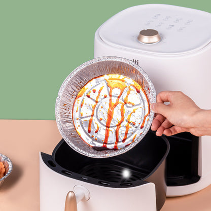 Non-stick Aluminum Foil Liners Air Fryer Disposable Paper Liner Oil-proof Steaming Basket Kitchen Tool BBQ Drip Pan Tray bbba