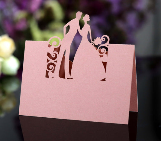 Wedding Bridegroom Bride Seat Card Laser Hollow Name Table Card Blue Name Sign-in Desk bbc64fb3 b33a 45ff a3c9 edf3edf2e97b