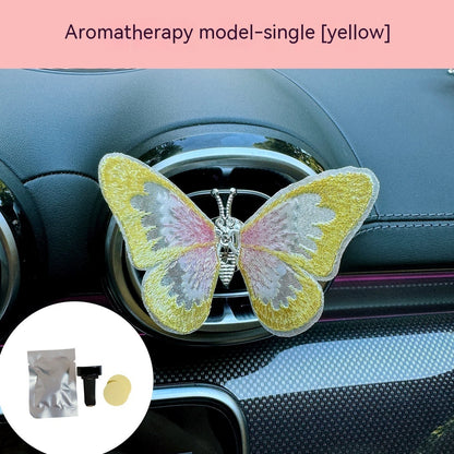 Moving Embroidery Butterfly Center Console Air Outlet Decoration Healing Series Car Accessories bbe07c4e b26a 4055 be79 2a8e4