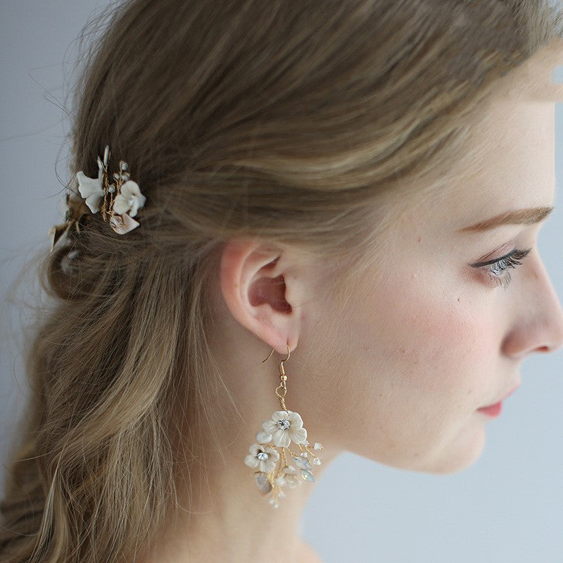 Earrings Hair Clips Set Handmade Ceramic Accessories bbebf105 47a3 4f31 b5ab 46a0b30d61b3