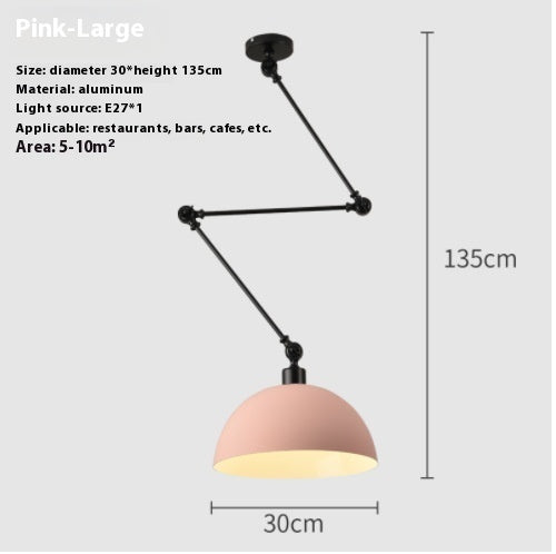 Simple And Adjustable Lamp Creative Dining Room Bedroom Collapsible Chandelier bbecbbfc e92f 40bb 9d11 b1738d0ba6f8 trans