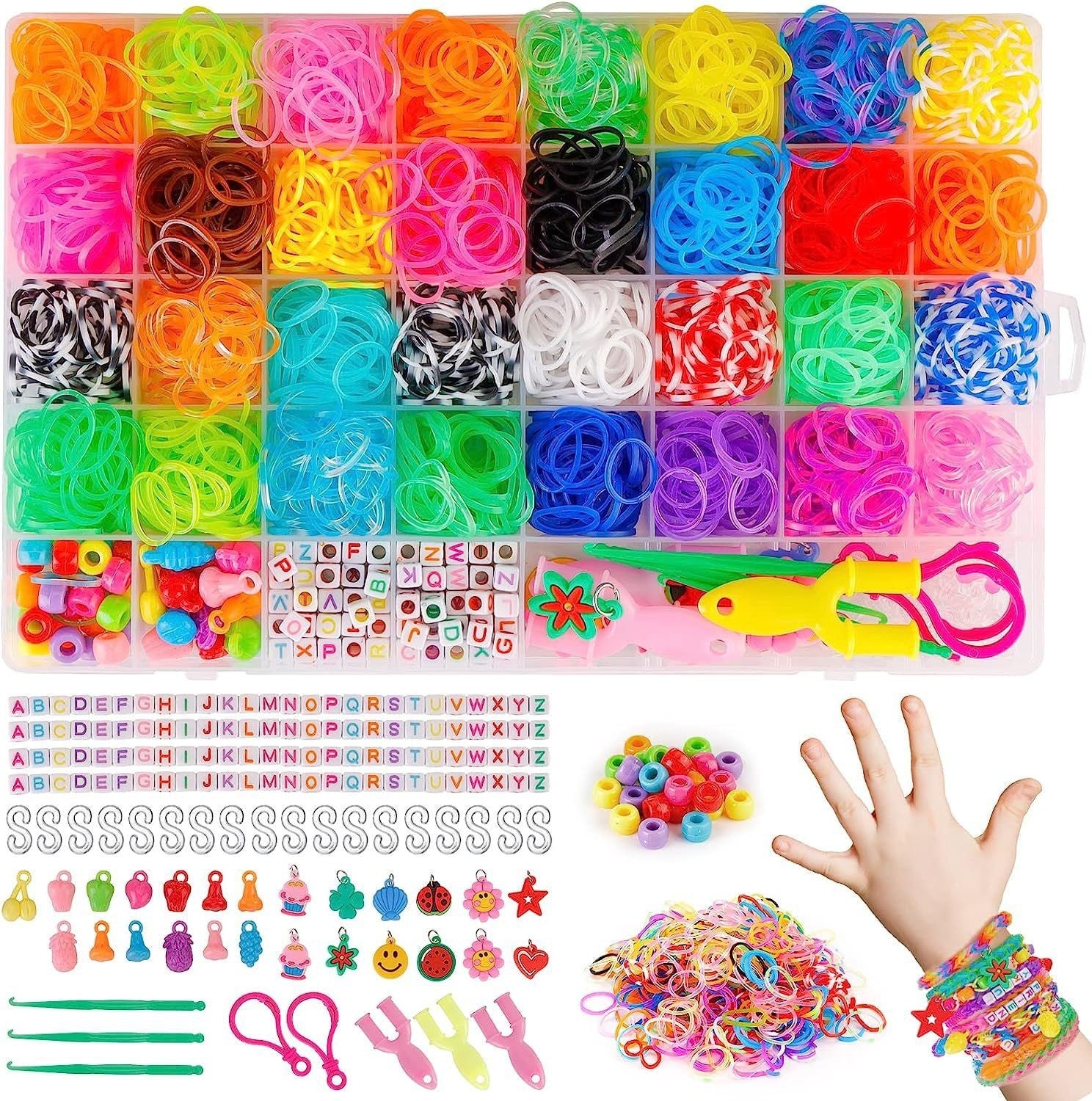 40 Grid 2500 Rainbow Handmade Knit Device - HD Wireless Product #4