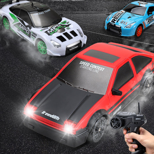 2.4G Drift Rc Car 4WD RC Drift Car Toy Remote Control GTR Model AE86 Vehicle Car RC Racing Car Toy For Children Christmas Gifts - HD Wireless Product #1