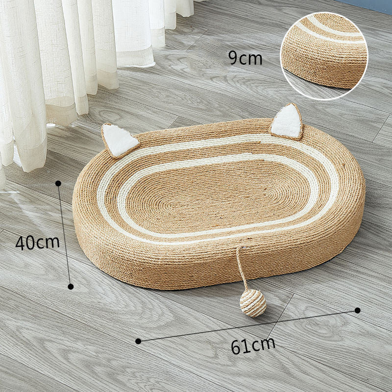 Cat Scratch Board Nest Handmade Oversized Sisal Thickened bc16b3fa e75f 49bb 9c39 f5f144ad0510 61320c3a 6fa9 4806 8509 a3d8a3