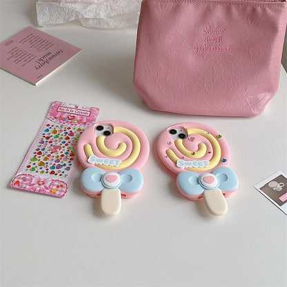Silicone Phone Case Cute Lollipop Protective Sleeve - 图片 2
