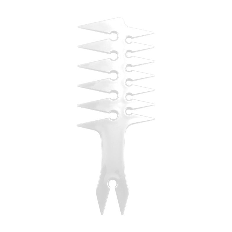 Men's Retro Electroplating Double-sided Oil Head Texture Comb Barber Big Back HeadHead Wide Tooth Fluffy Shape Comb bc21eedc 
