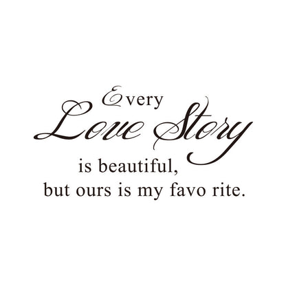 Every Love Storyy Printed Wall Stickers Proverbs English Poetry bc283042 9b97 47bd 9e4e 540b4dc6d568