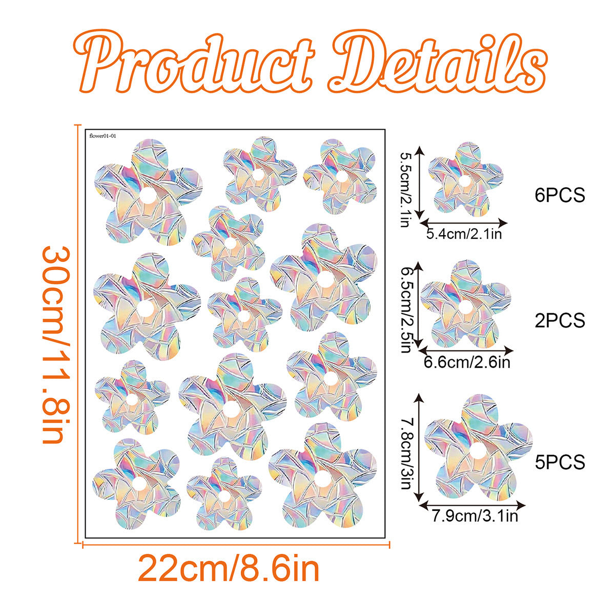 Rainbow Prism Electrostatic Glass PVC Decorative Colorful Window Stickers bc285097 d130 44c5 ac45 88716e2de246