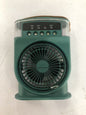 Portable USB Air Conditioner Cooling Fan With 5 Sprays 7 Color Light 600ML Water Tank Spray Mist Air Cooler Humidifiers bc3eb