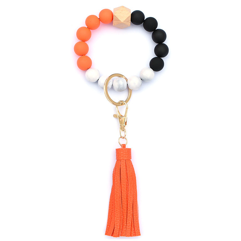 Creative Wooden Bead Bracelet Keychain bc4226c9 d944 4cbd a7d9 8b6bc82cf37f