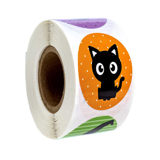 8 Kinds Of Cartoon Spider Bat Hat Halloween Stickers Tags - HD Wireless Product #1