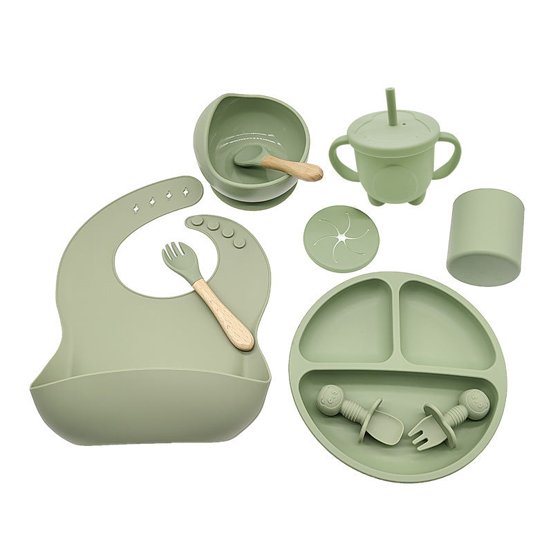 Baby Eat Learning Complementary Food Feeding Silicone Tableware bc42599a 15b1 4642 8ca8 59801d39308b