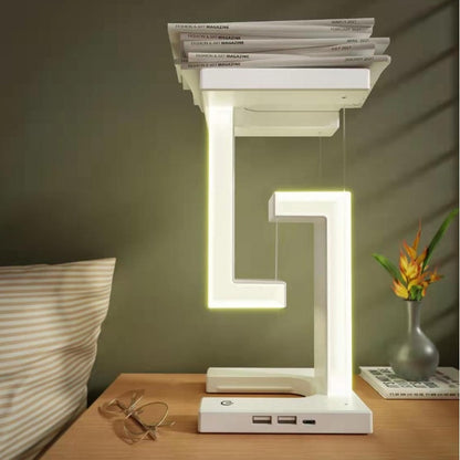 Creative Smartphone Wireless Charging Suspension Table Lamp Balance Lamp Floating For Home Bedroom bc4409f8 ede5 4e5e 9f2a 35