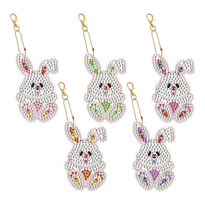 5D Diamond Drawing Keychain Double Sided Irregular - HD Wireless Product #9