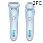 2 In 1 Hair Removal Epilator USB Rechargeable Trimmer Women Body Razor Face Leg Armpit Bikini Hand Pubic Shaver Hair Remover - HD Wireless Product #23