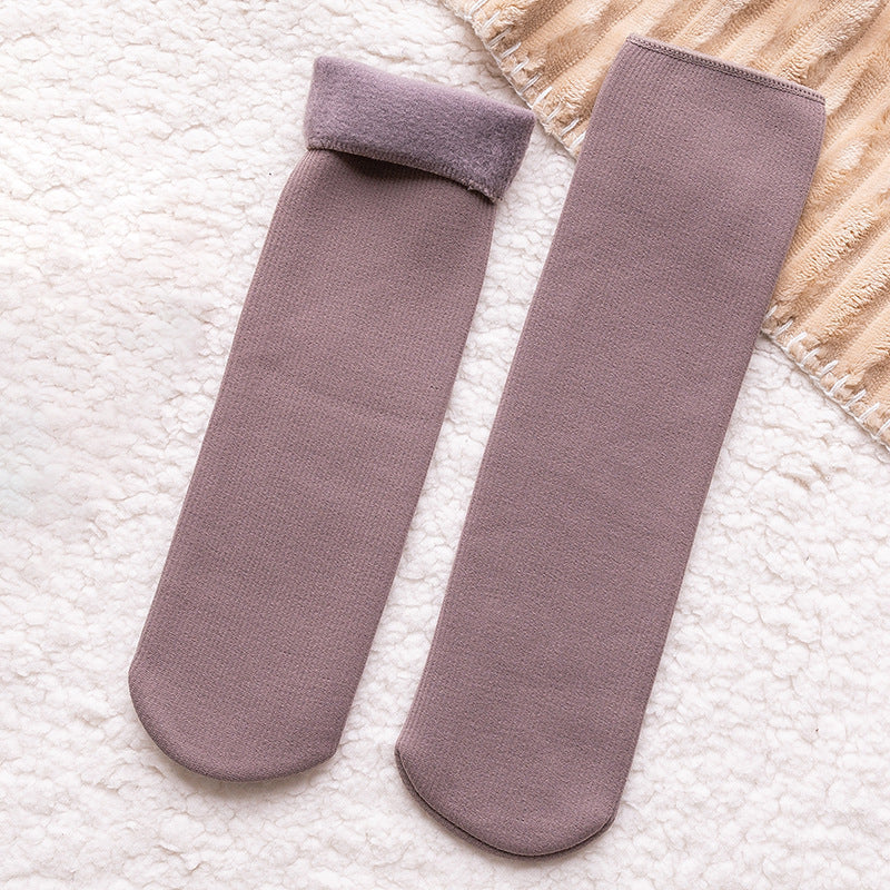 Candy Tube Socks Autumn And Winter Vertical Stripes Cashmere Snow Socks bc7a4740 b457 4b7f 95aa 3f6842997862