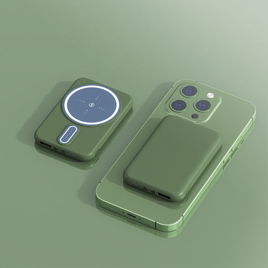 Magnetic Suction Charging Bank Wireless Charging Bank Mobile Power Supply - 图片 1