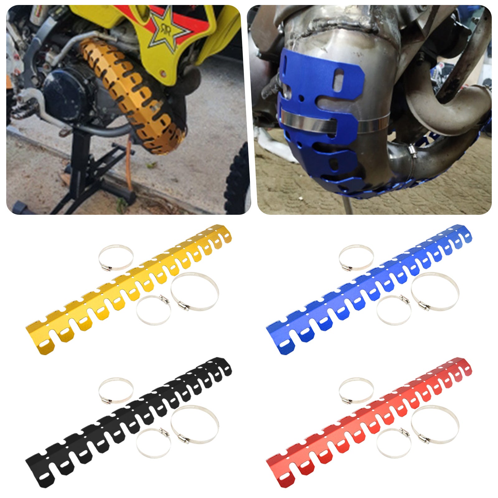 Motorcycle Modification, Off-road Vehicle Exhaust Protection Cover, Heat Sink bca36f68 e093 4ccb 8025 24ae4b8deb4c
