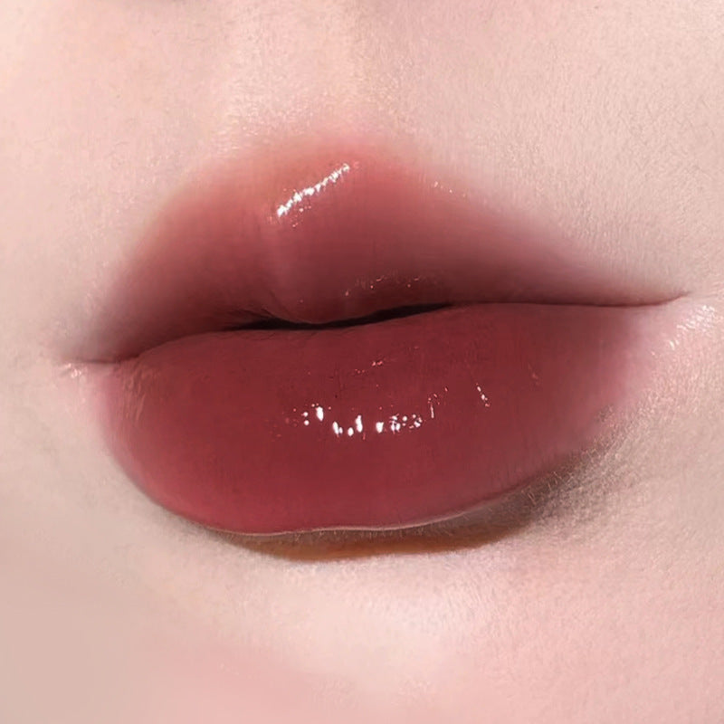 HERORANGE Light Dew Concentrated Mirror Lip Lacquer No Stain On Cup Thai Style