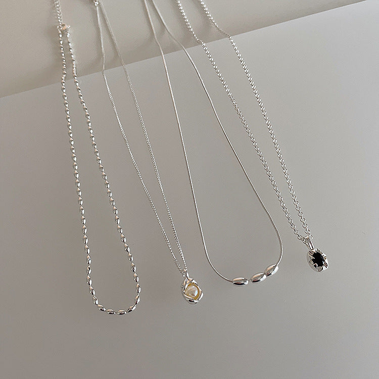 Irregular Zircon Pearl Metal Pendant For Women bcca7cd4 ab3c 4ccf b15b ebe73569c12b