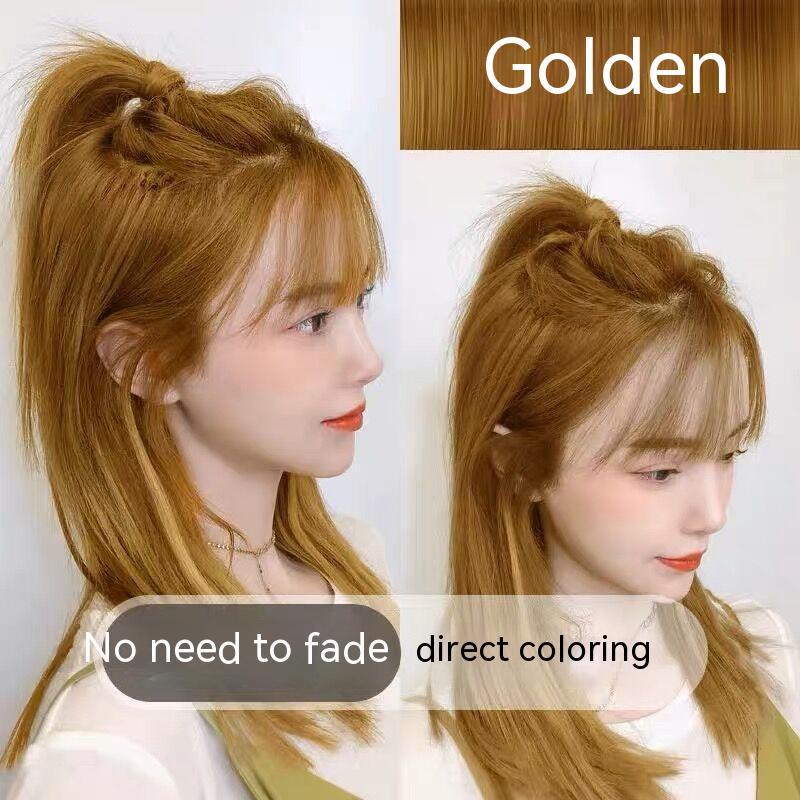 Ammonia-free Hair Color Paste Monochrome Paste Cover White Hair Multi-segment Color One-step Black Tea Gray Blue Black Hair D