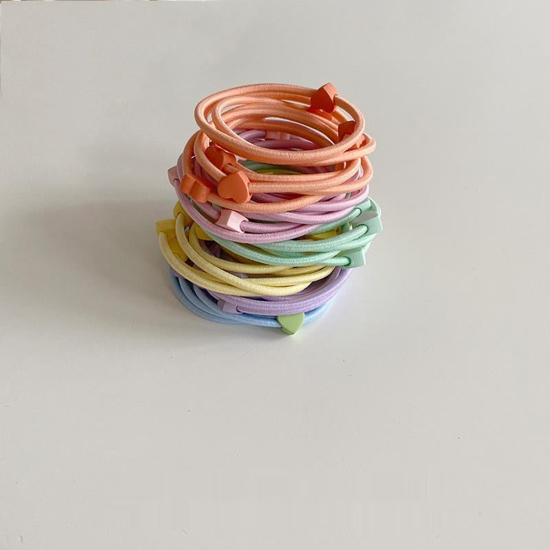 Love Hair Band Candy Color Headband Highly Elastic Hair Rope Hair Elastic Band bd095808 5788 42d4 bf87 6239c93e1cc0 fine