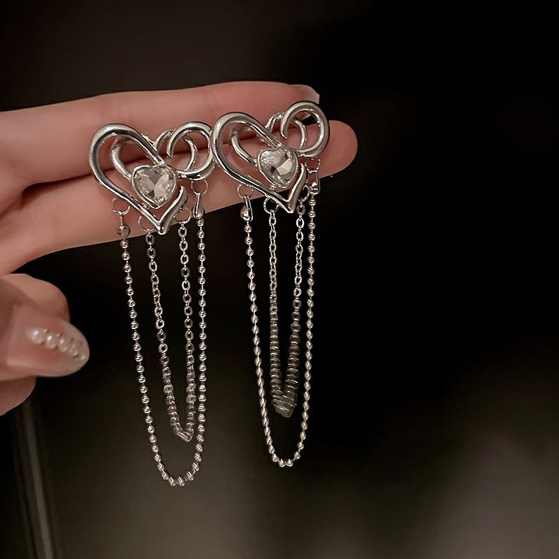 Retro Love Earrings Chain Tassel Temperament bd0f4e16 017a 42cf a994 f6e53052ad1f