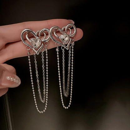 Retro Love Earrings Chain Tassel Temperament bd0f4e16 017a 42cf a994 f6e53052ad1f