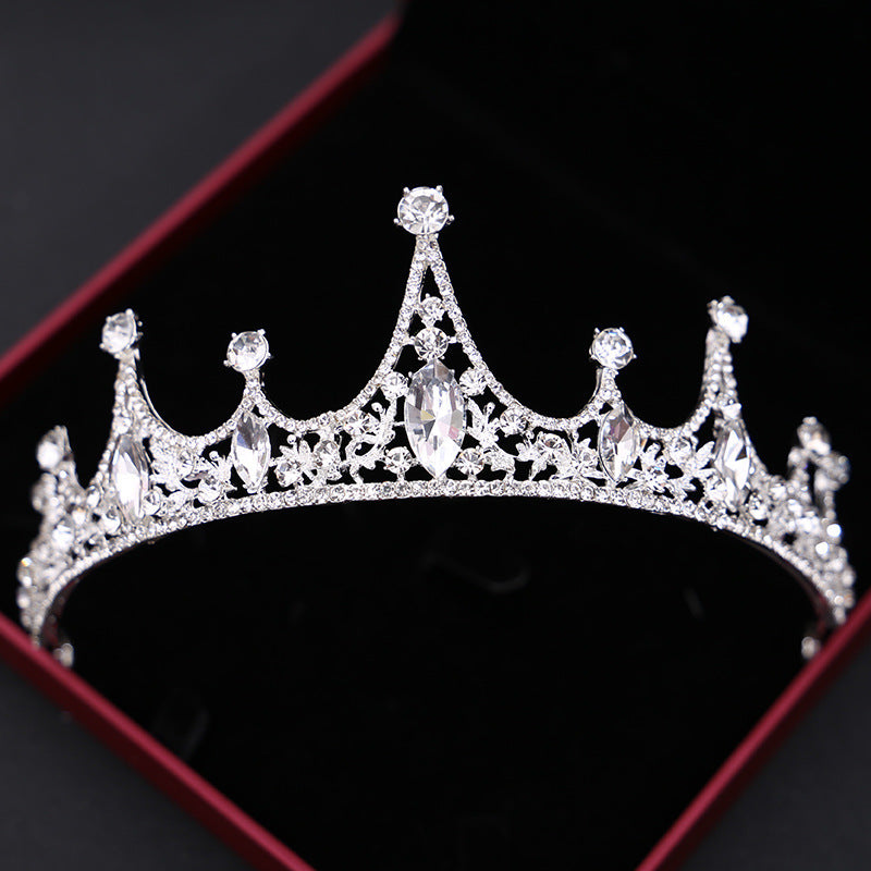 Simple Rhinestone Silver Headband Crown bd1e34a0 4801 4ba1 9618 164b60680c71