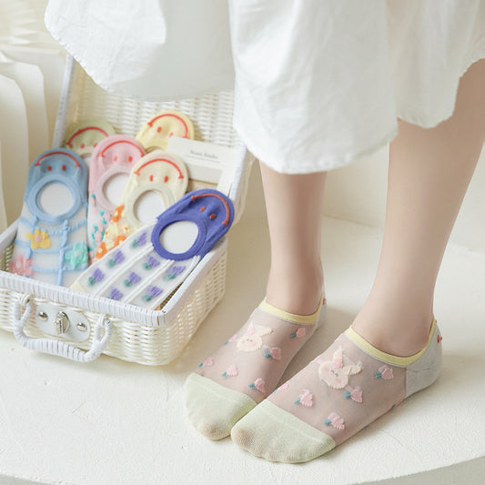 Women's Spring And Summer Thin Jacquard Socks bd29dd78 451c 4922 b7b3 9a395c07e30b