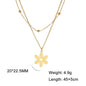 Fashion Sweet Elegance Exquisite Stainless Steel Titanium Steel Necklace bd8542e7 2f61 4df4 bf77 dc426d30b210