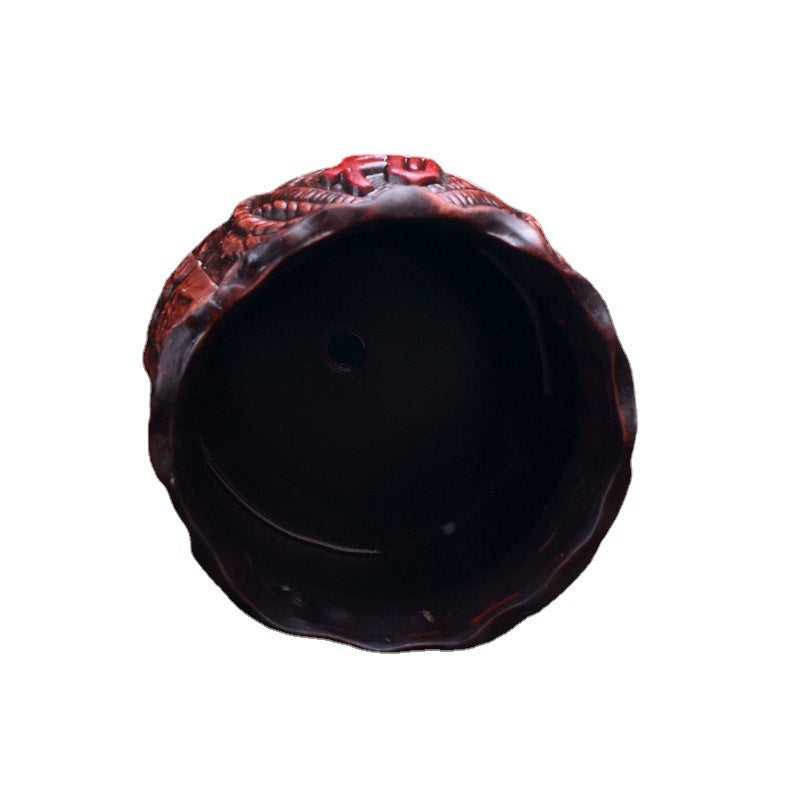 Retro Red Pottery Breathable Succulent Flower Pot bdd04977 79cc 411c b309 89247850f2c7