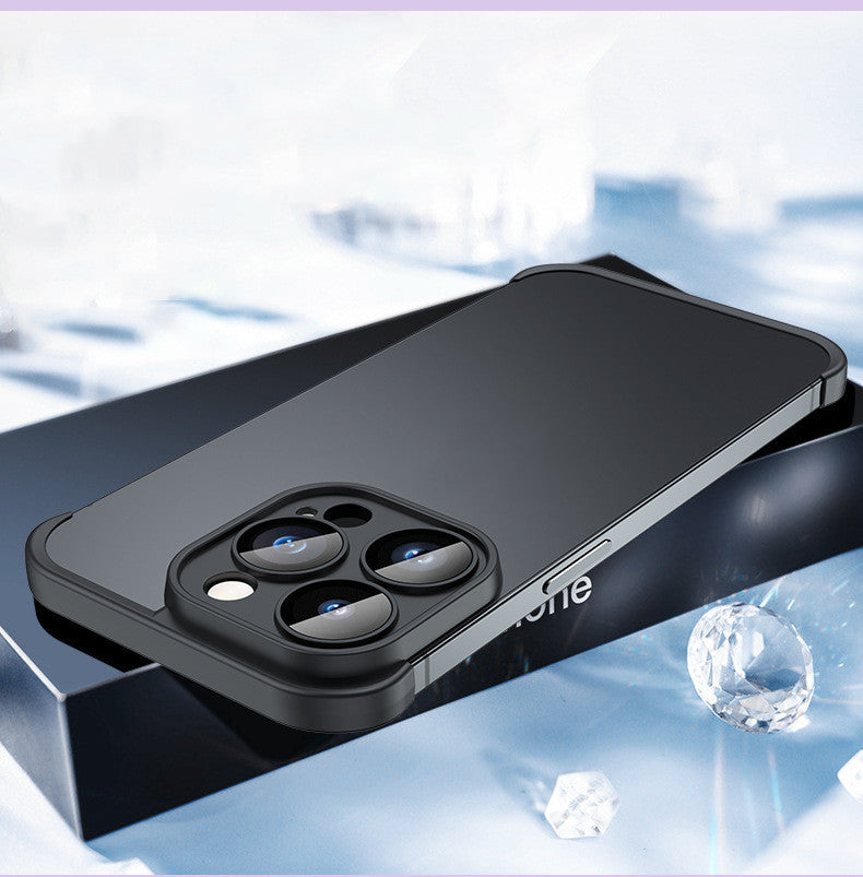Mobile Phone Case With Glass Lens Film TPU Without Frame bdd2494d dba4 4462 802e 3be4be60055d