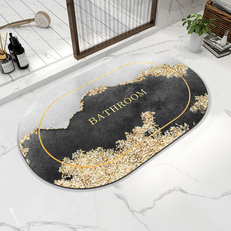 Napa Skin Super Absorbent Bath Mat Quick Drying Bathroom Rug Modern Simple Non-slip Floor Carpets Home Oil-proof Kitchen Mat 
