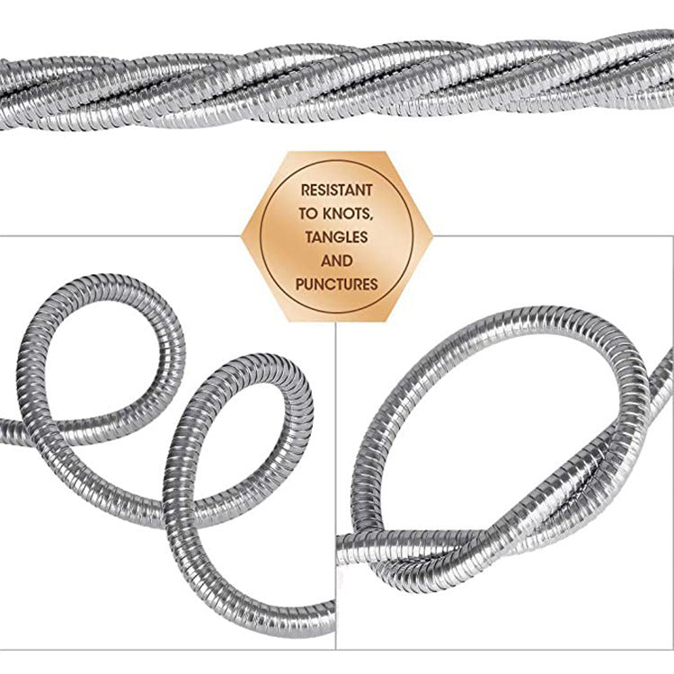 Stainless Steel Garden Hose With Brass Garden Hose Nozzle bdf94240 6cf1 4b97 98d5 e86b65dba973