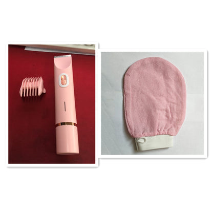 2 In 1 Hair Remover Women's Double Head Shaver Private Pubic Hair Trimmer Electric Razor Wet Dry Electric Body Hair - HD Wireless Product #12