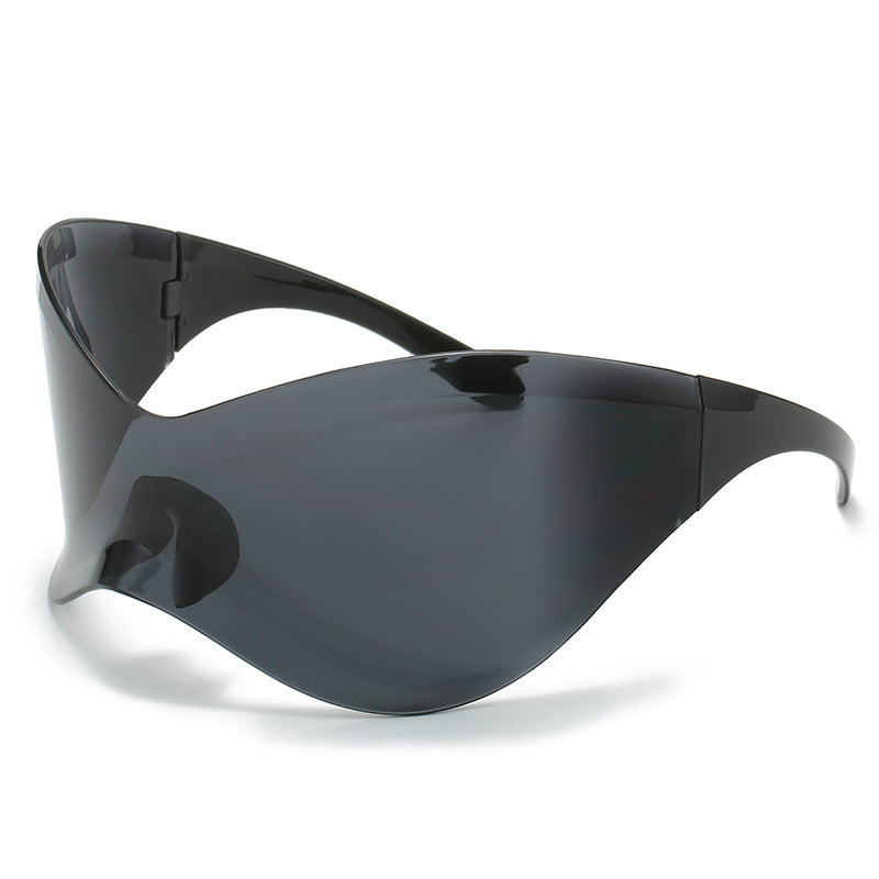 Large Rim Sunglasses Women's Fashion Y2g Millennium Rimless Riding Sunglasses Men's Cross-border Amazon Hot be05e6e5 fc7b 4f5