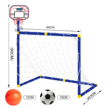 Folding Mini Football Soccer Ball Goal Post Net be247fef c5ec 4cc6 9c99 7f8af1cb2d95